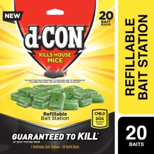 D-Con Corner Fit Mouse Poison Bait Station