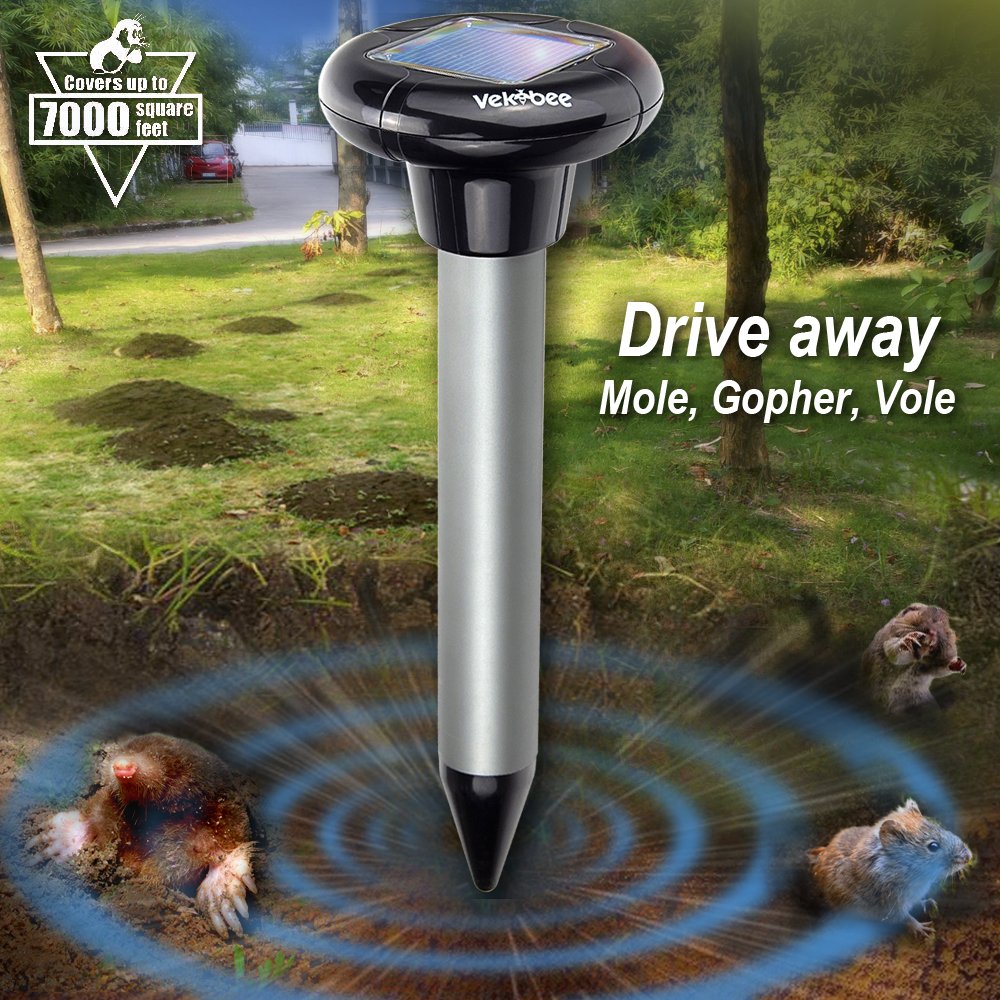 Vekibee Sonic Mole Repellent Review – UPDATED 2021 – Best Sonic Mole